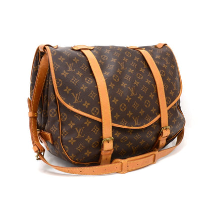 Louis Vuitto Saumur 43 Monogram Canvas Shoulder Bag