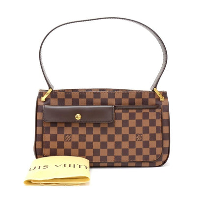 Louis Vuitto Aubagne Damier Ebène Canvas Shoulder Bag