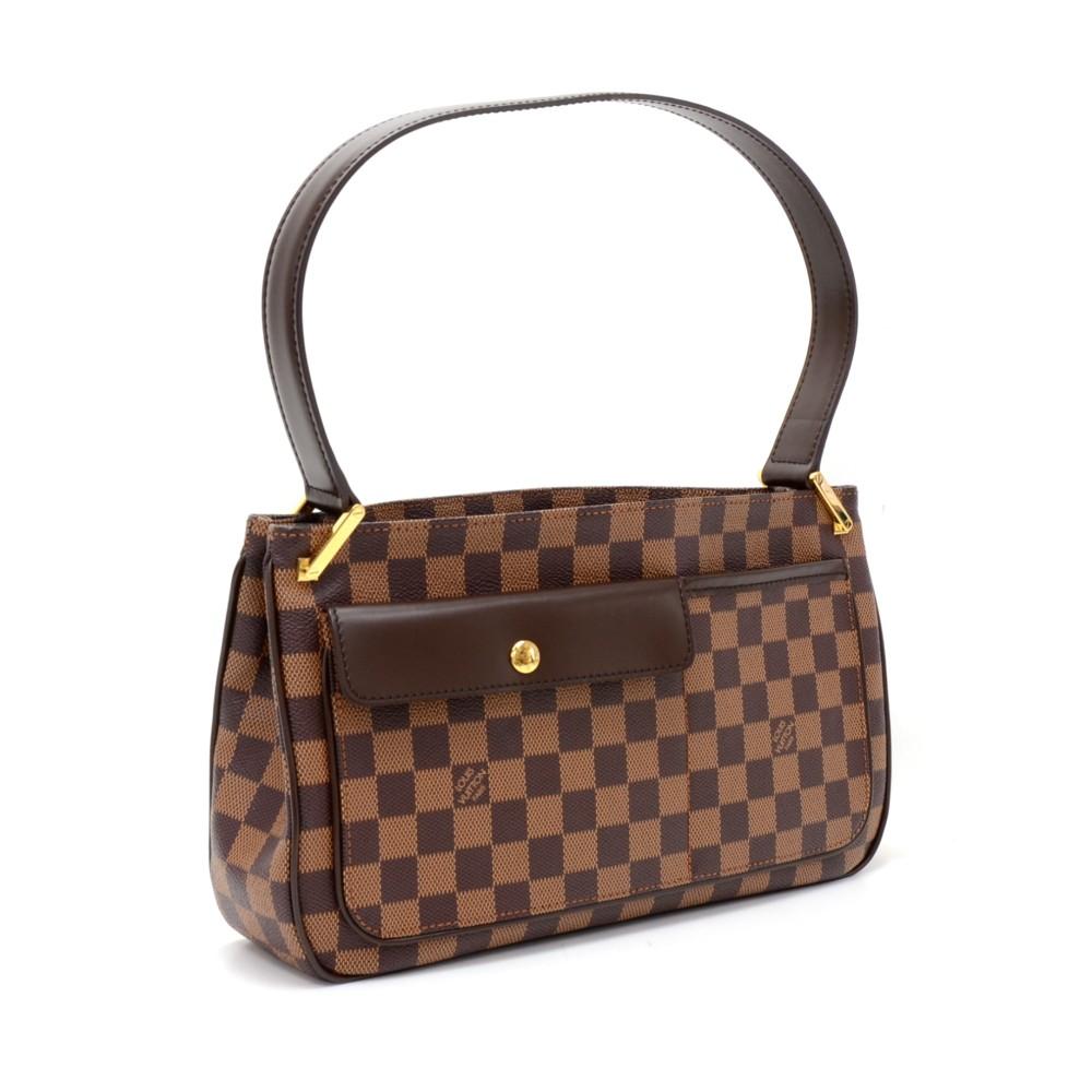 Louis Vuitto Aubagne Damier Ebène Canvas Shoulder Bag
