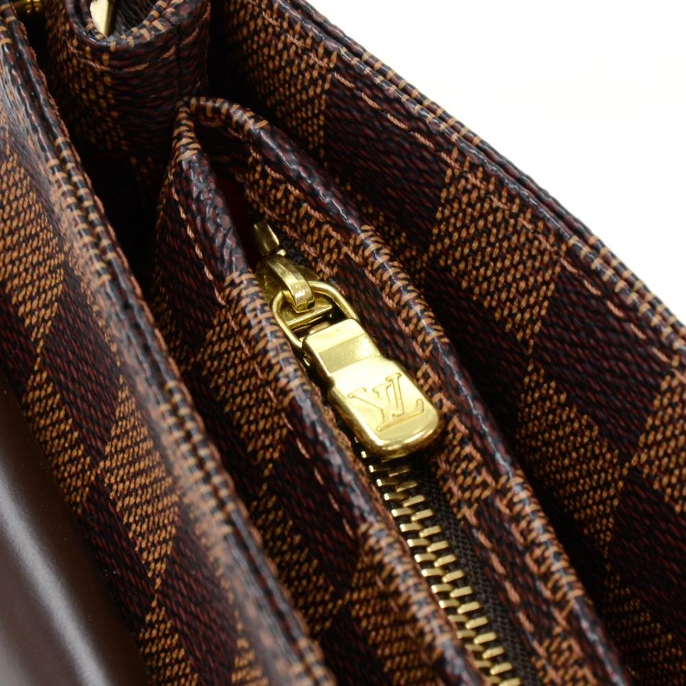 Louis Vuitto Aubagne Damier Ebène Canvas Shoulder Bag