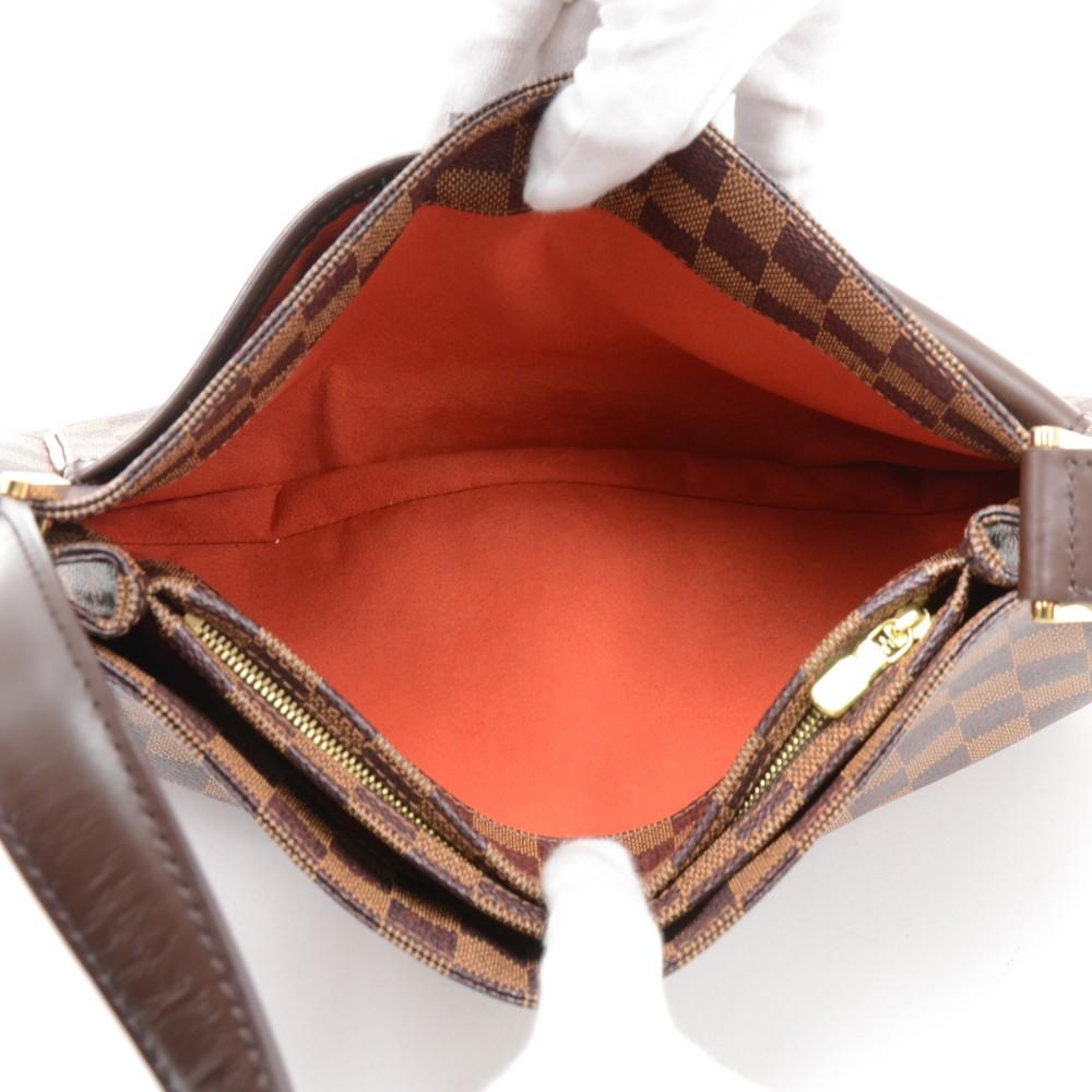 Louis Vuitto Aubagne Damier Ebène Canvas Shoulder Bag