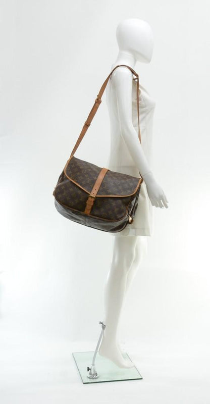 Louis Vuitto Saumur 35 Monogram Canvas Shoulder Bag
