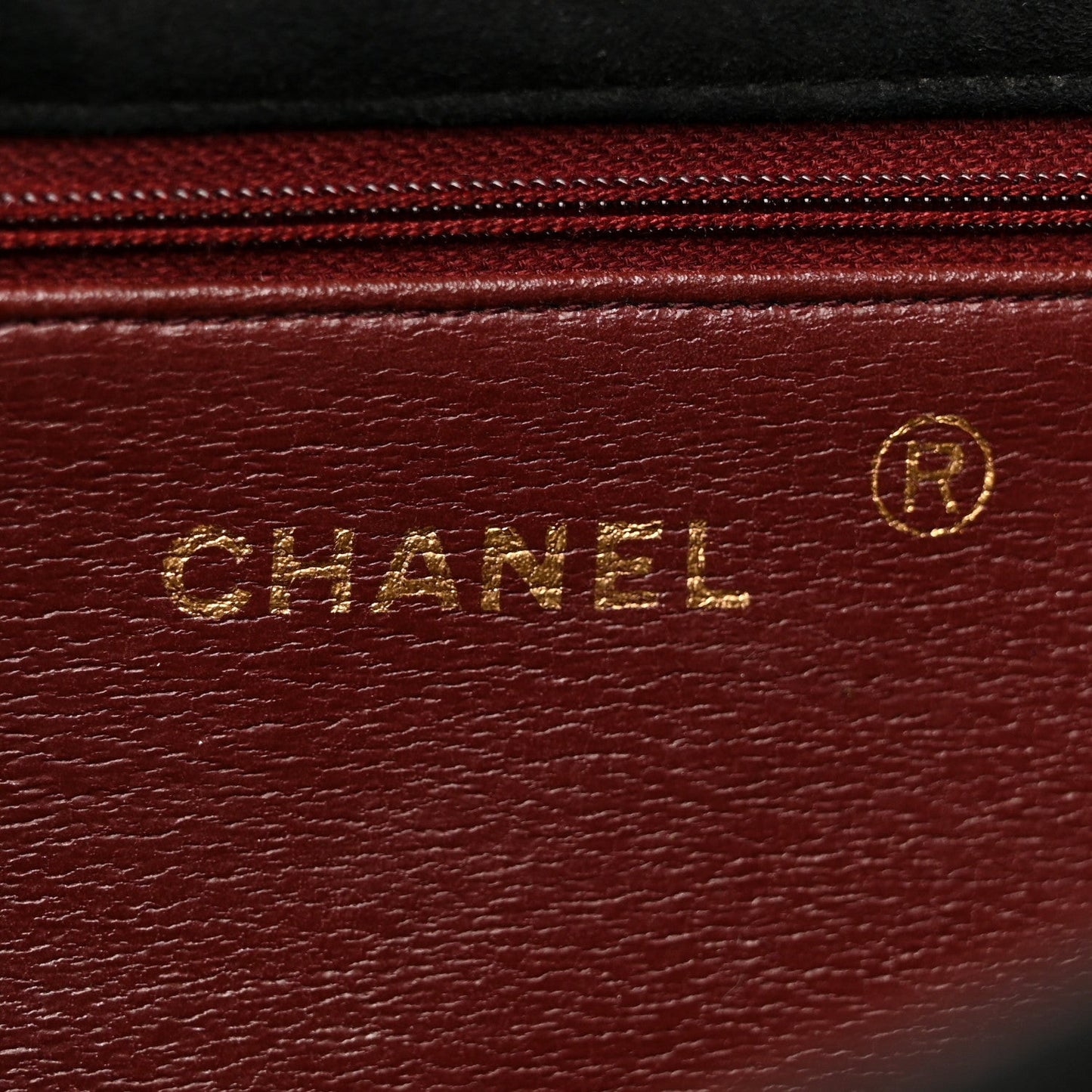 Suede Quilted Medium Single Flap Black