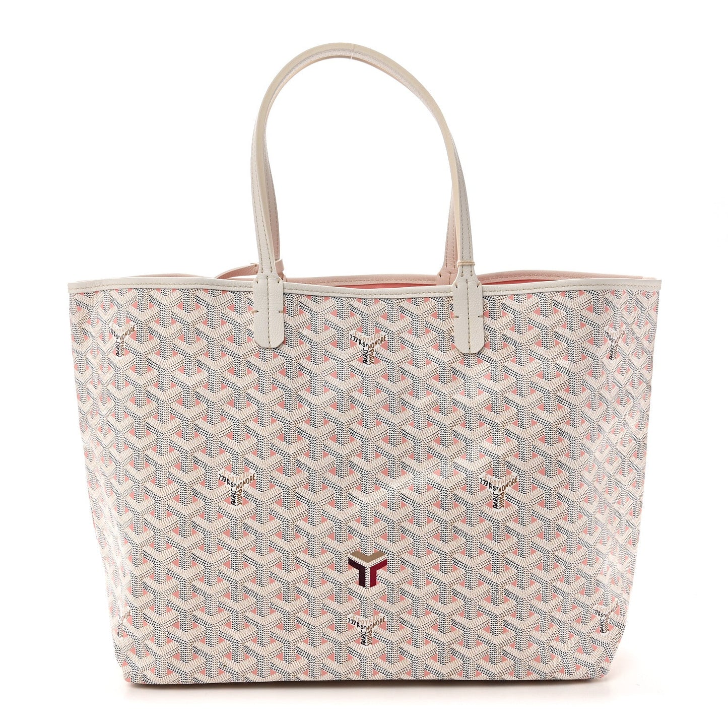Goyardine Saint Louis Claire Voie PM White Pink