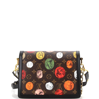 Louis Vuitton Dauphine Shoulder Bag Limited Edition Fornasetti Cameo Monogram Canvas MM