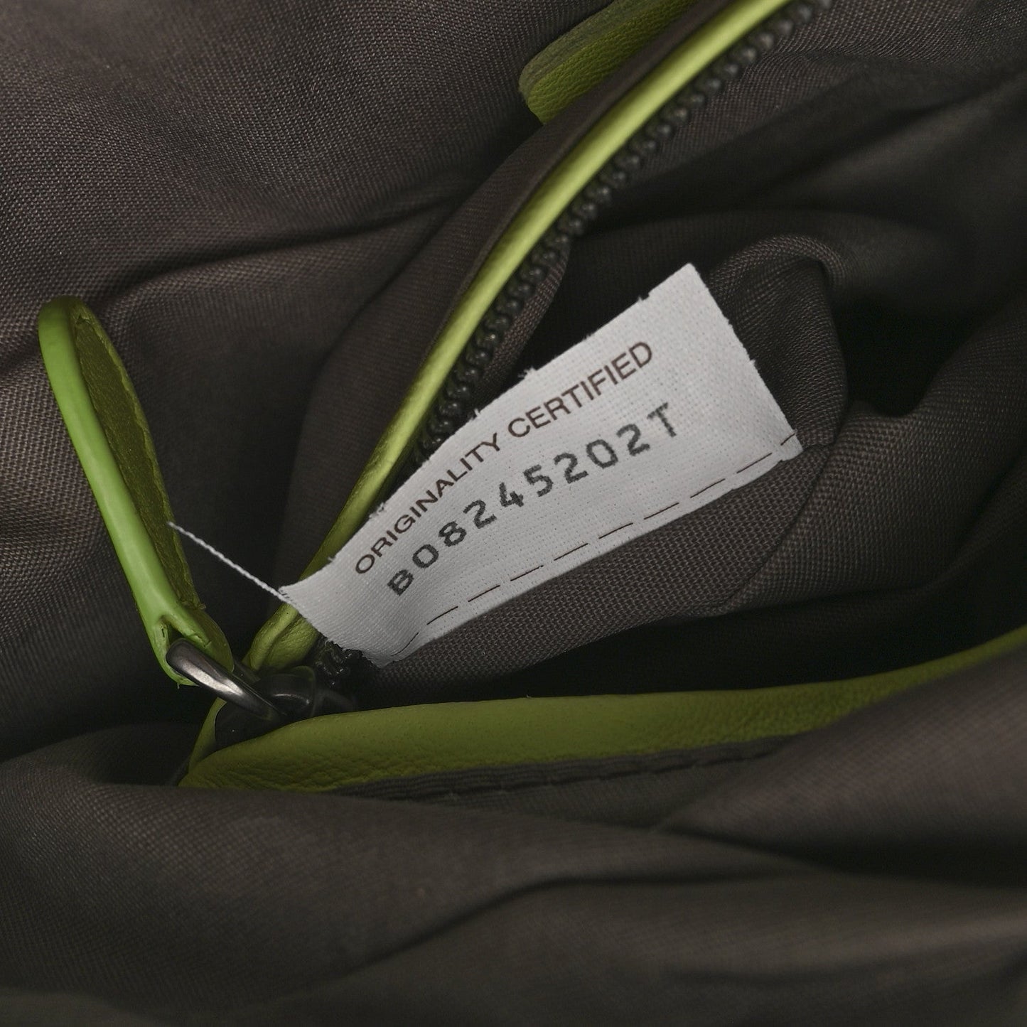 Nappa Intrecciato Small Camera Bag Acid Kiwi
