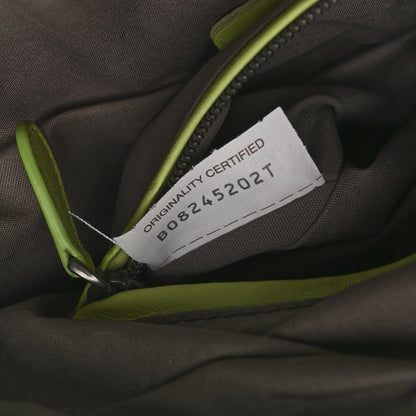 Nappa Intrecciato Small Camera Bag Acid Kiwi