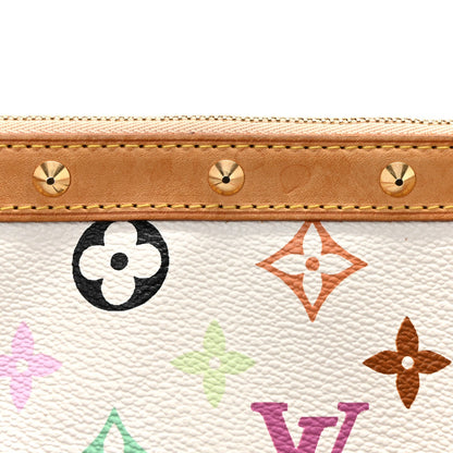 Monogram Multicolor Pochette Accessories White