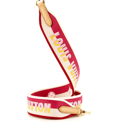 Louis Vuitton Logo Shoulder Strap Jacquard Wide