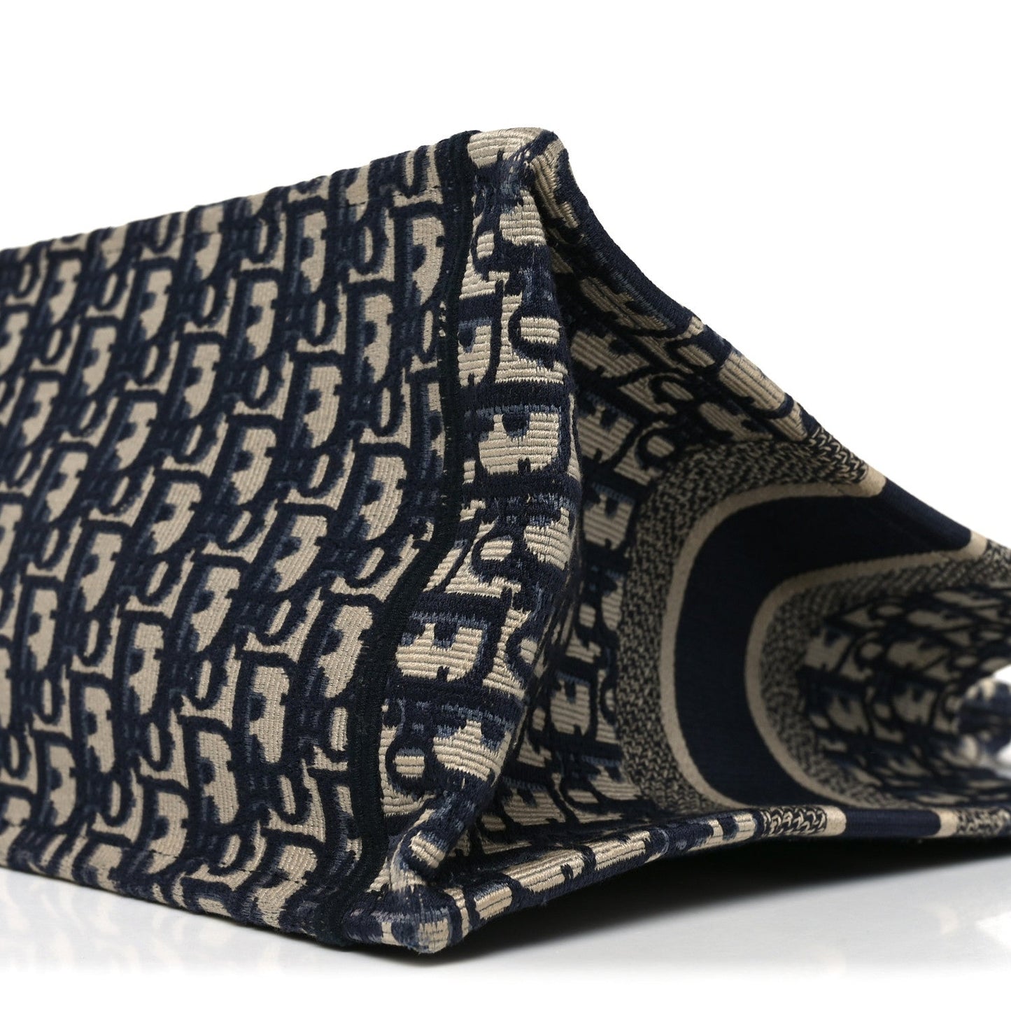 Oblique Medium Book Tote Blue Multicolor