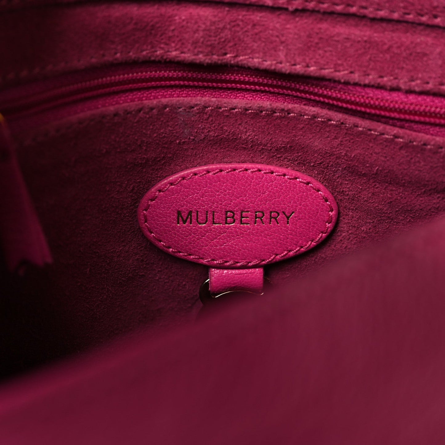 Small Classic Grain Calfskin Small Lily Flap Pink