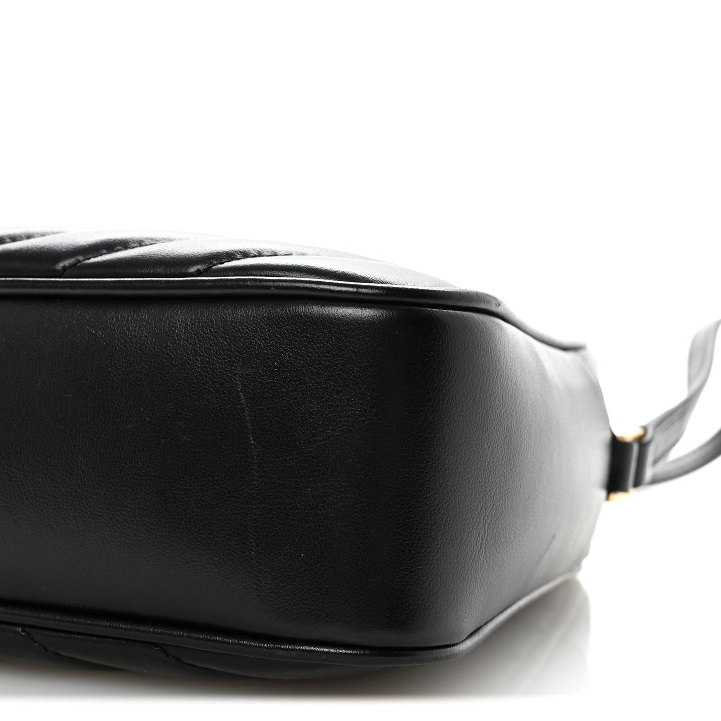 Calfskin Matelasse Monogram Lou Camera Bag Black