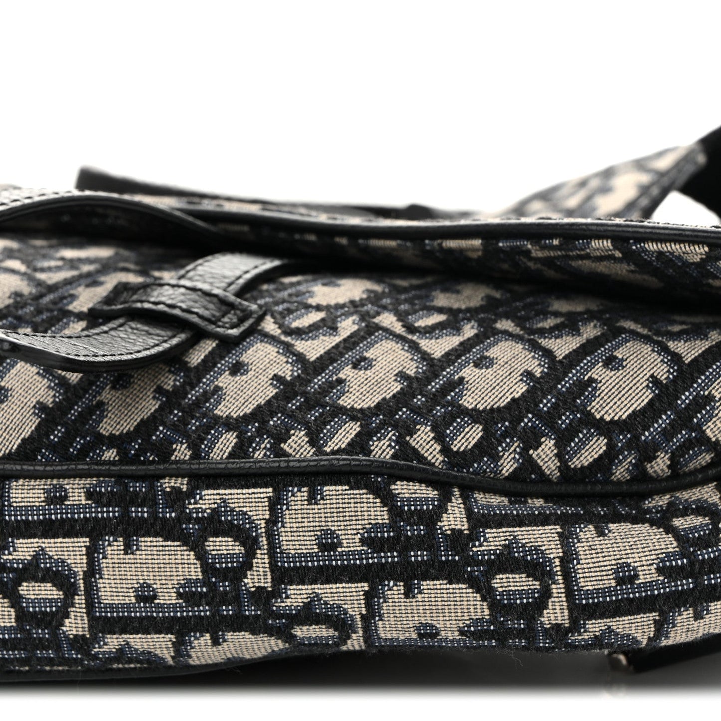 Oblique Mens Saddle Bag Blue