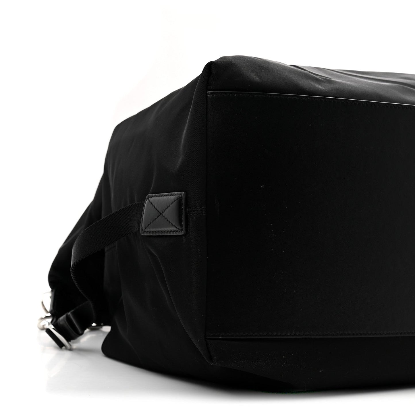 Nylon Signature Duffle  Black