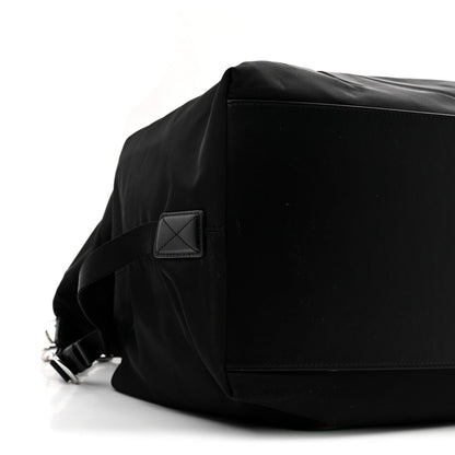 Nylon Signature Duffle  Black