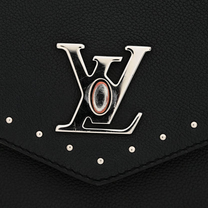 Soft Calfskin My Lockme Studs Black