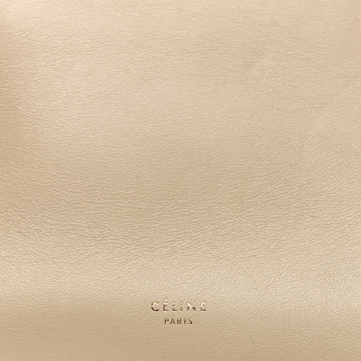 Smooth Calfskin Mini Clasp Bag Beige
