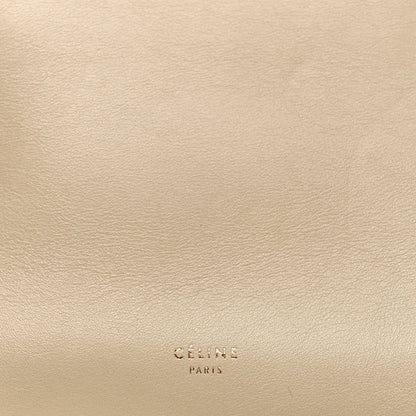 Smooth Calfskin Mini Clasp Bag Beige