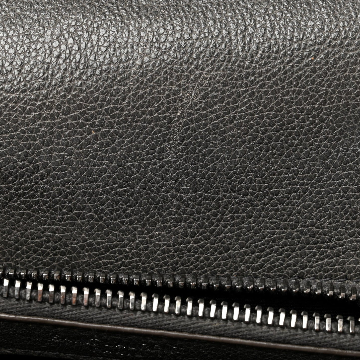 Sheepskin Matelasse Chevron Monogram Medium College Bag Asphalt