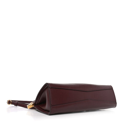 Calfskin Le Click East West Bag Rouge Grenat