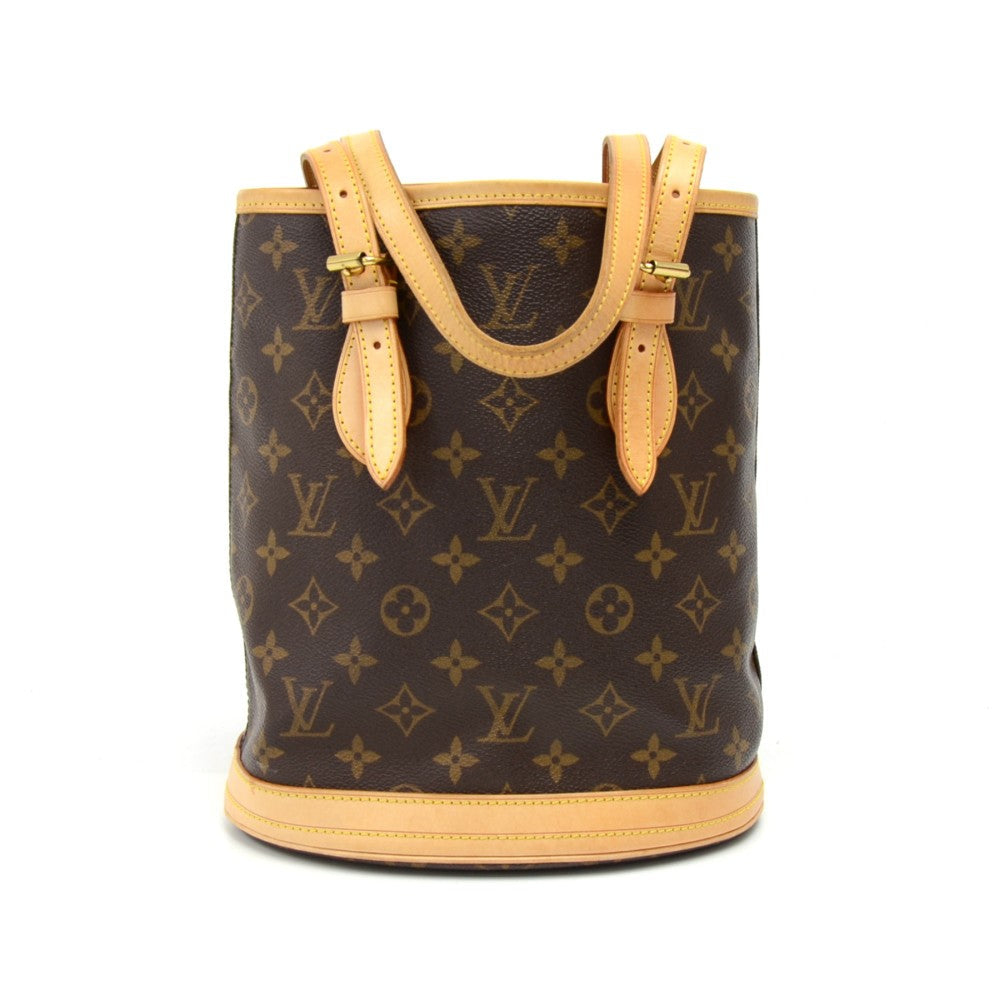 Louis Vuitto Bucket PM Monogram Canvas Shoulder Bag
