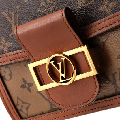 Louis Vuitton Dauphine Shoulder Bag Reverse Monogram Canvas Mini