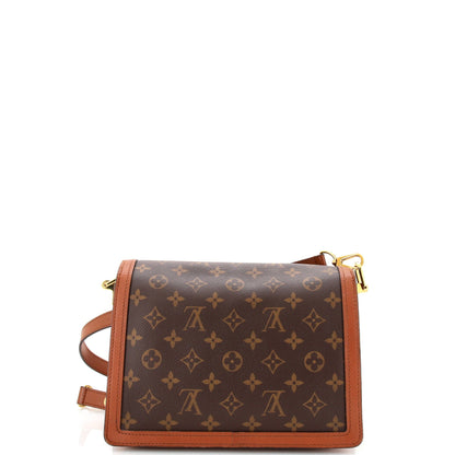 Louis Vuitton Dauphine Shoulder Bag Reverse Monogram Canvas MM