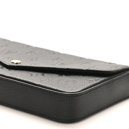 Empreinte Pochette Felicie Chain Wallet Black