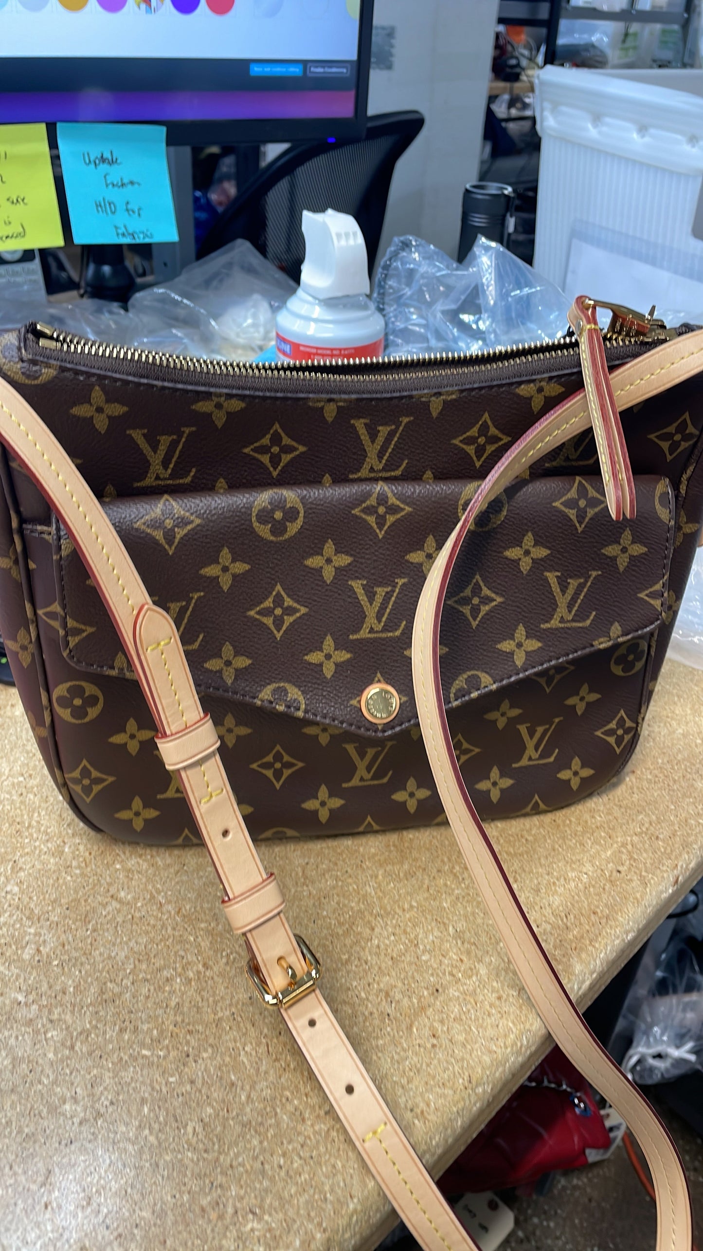Louis Vuitton Mabillon Shoulder Bag Monogram Canvas