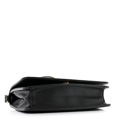 Eco Alter Nappa Perforated Logo Mini Crossbody Bag Black
