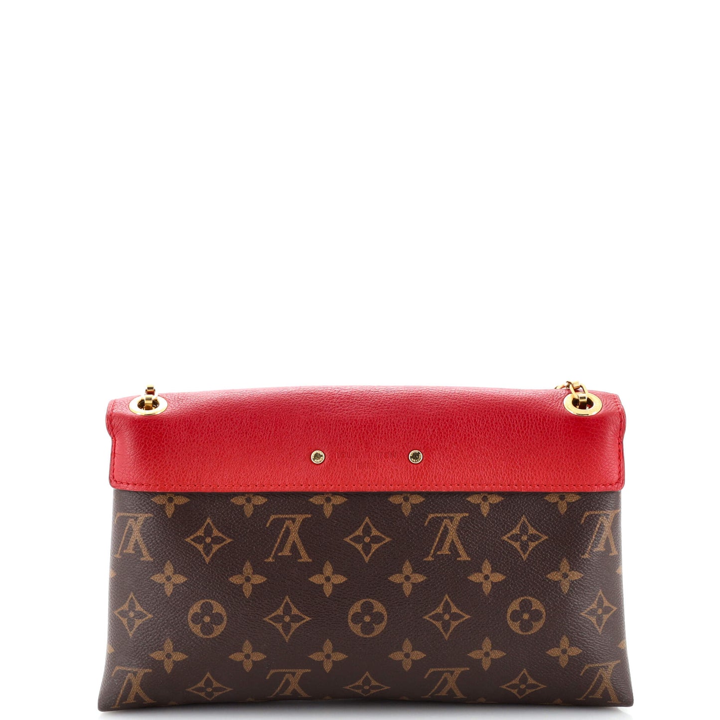 Louis Vuitton Pallas Chain Shoulder Bag Monogram Canvas and Calfskin