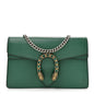 Dollar Calfskin Crystal Super Mini Dionysus Shoulder Bag Emerald