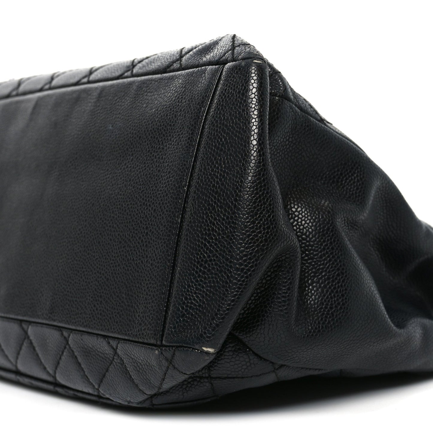 Caviar Quilted Grand Shopping Tote GST Black
