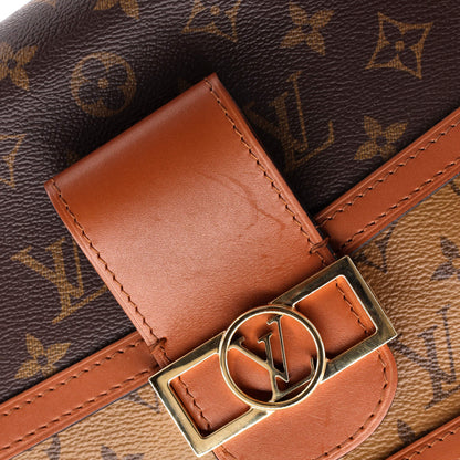 Louis Vuitton Dauphine Shoulder Bag Reverse Monogram Canvas MM
