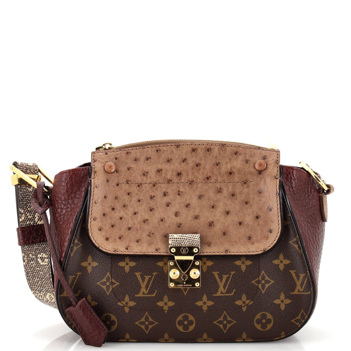 Louis Vuitton Majestueux Shoulder Bag Monogram Canvas and Exotics