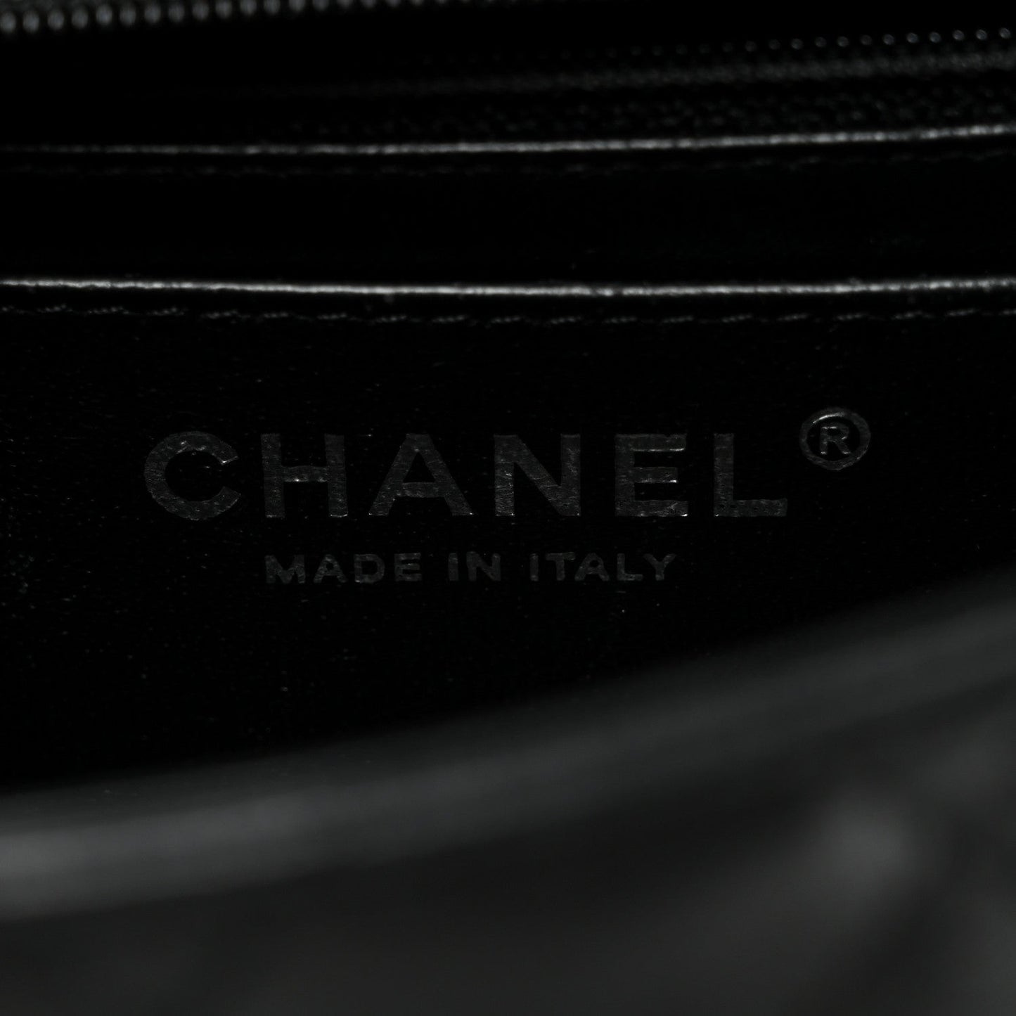 Lambskin Quilted Mini Square Flap Black