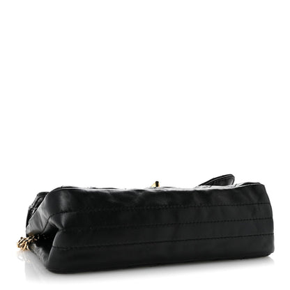Lambskin Quilted Crush 2.55 Reissue 225 Flap Black