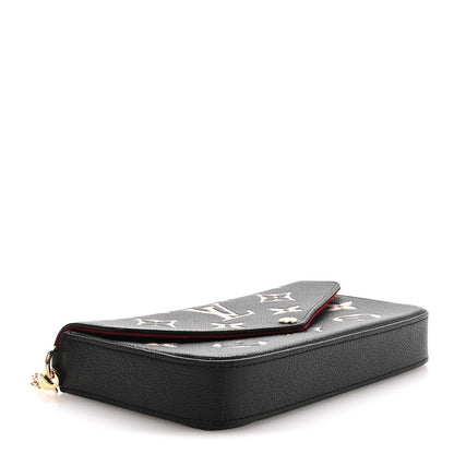 Empreinte Monogram Giant Felicie Pochette Black Beige