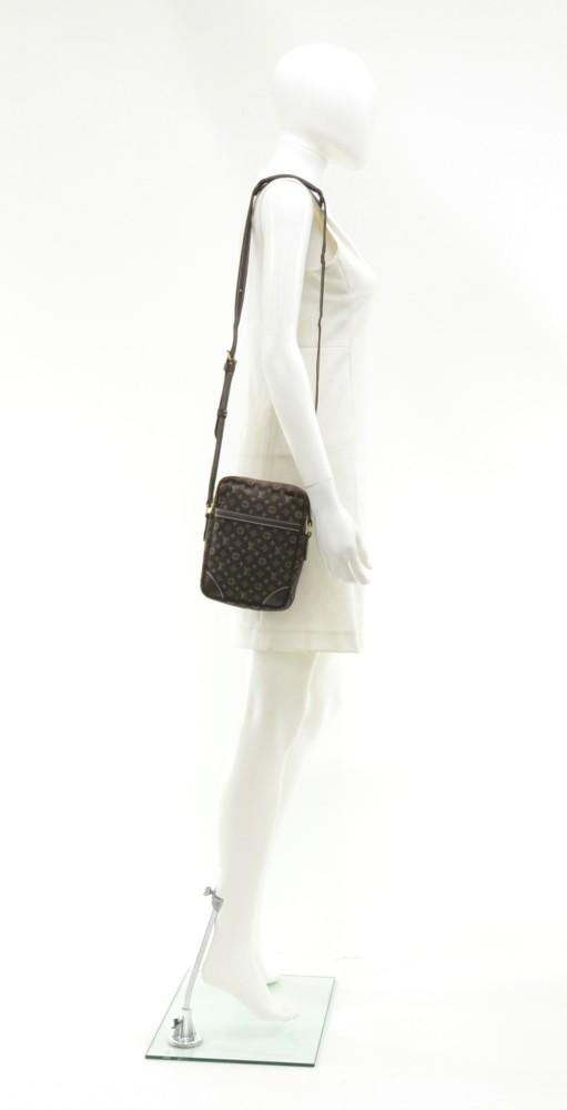 Louis Vuitto Danube Mini Lin Canvas Shoulder Bag