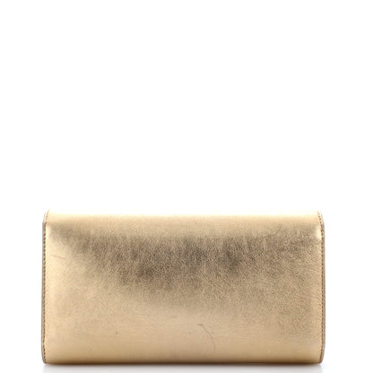 Louis Vuitton Louise Clutch Leather Long