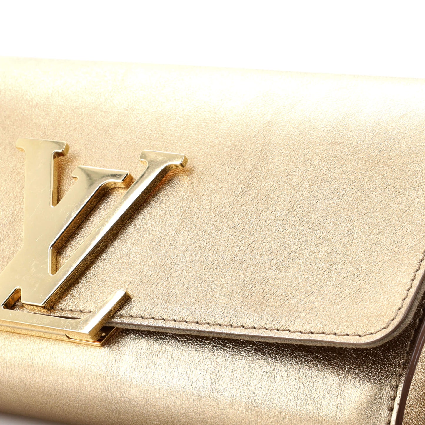 Louis Vuitton Louise Clutch Leather Long