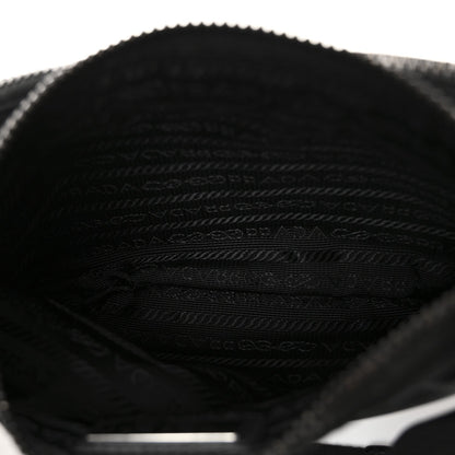 Re-Nylon Saffiano Belt Bag Black