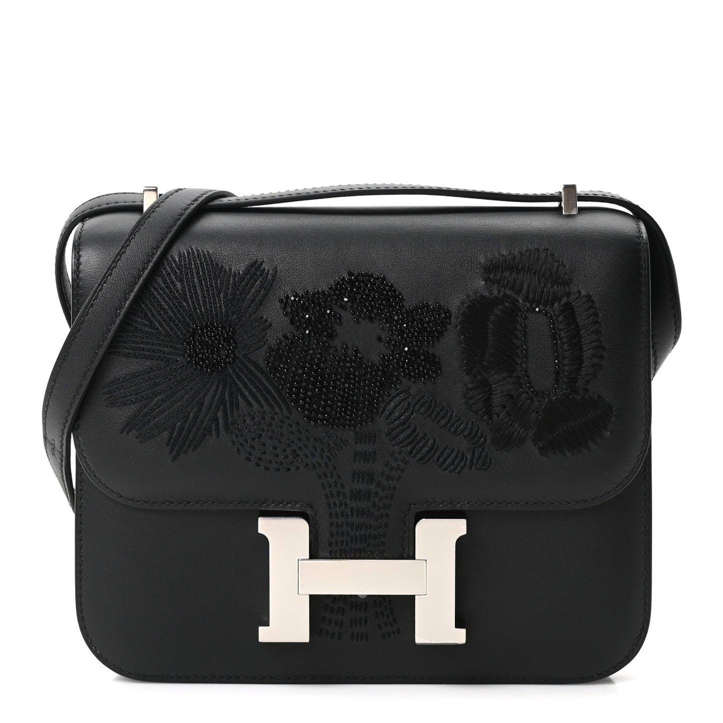 Swift Dancing Flowers Embroidered Constance 18 Black