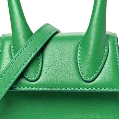 Smooth Calfskin Le Chiquito Green