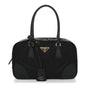 Re-Nylon Saffiano Medium Re-Edition 1978 Two Handle Bag Black