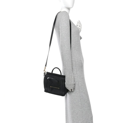 Smooth Calfskin Nano Luggage Black