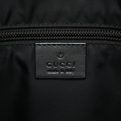 GG Supreme Monogram Web Messenger Bag Black