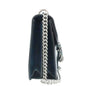 GUCCI Dionysus Medium Leather Shoulder Bag Navy Blue 400249
