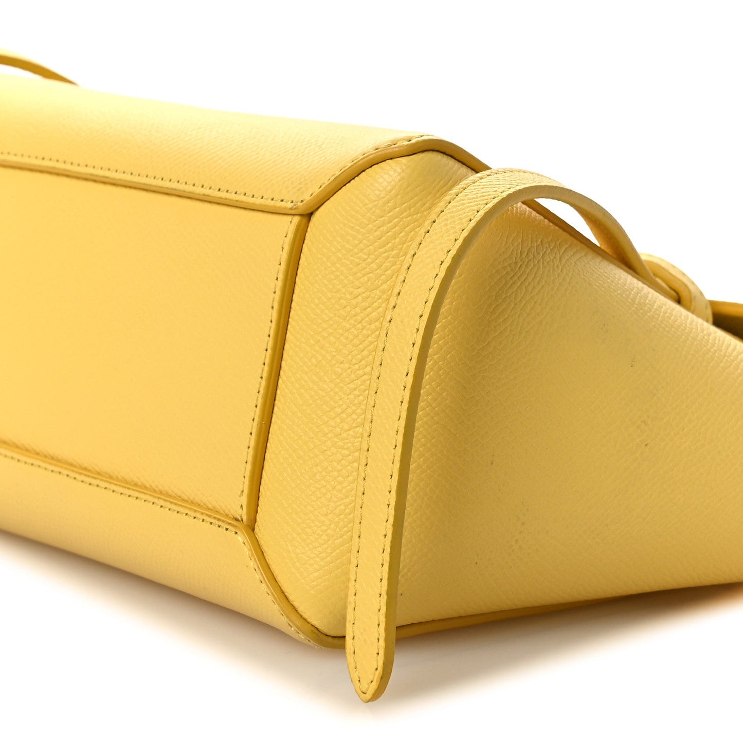 Grained Calfskin Nano Belt Bag Citrus
