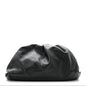 Smooth Butter Calf The Pouch Oversized Clutch Black